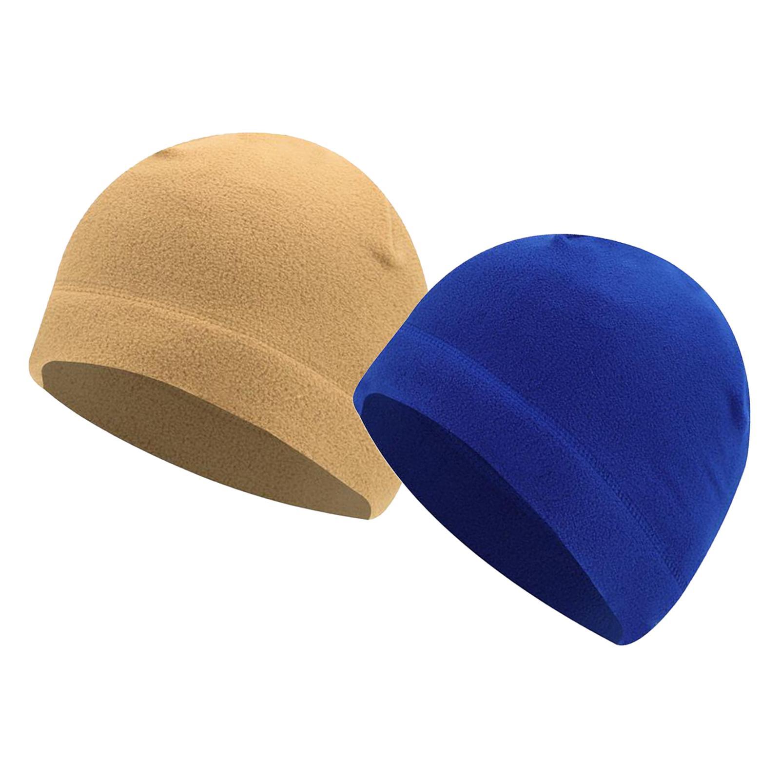 2x Windproof Skull Hats Men Winter Beanie for Basketball