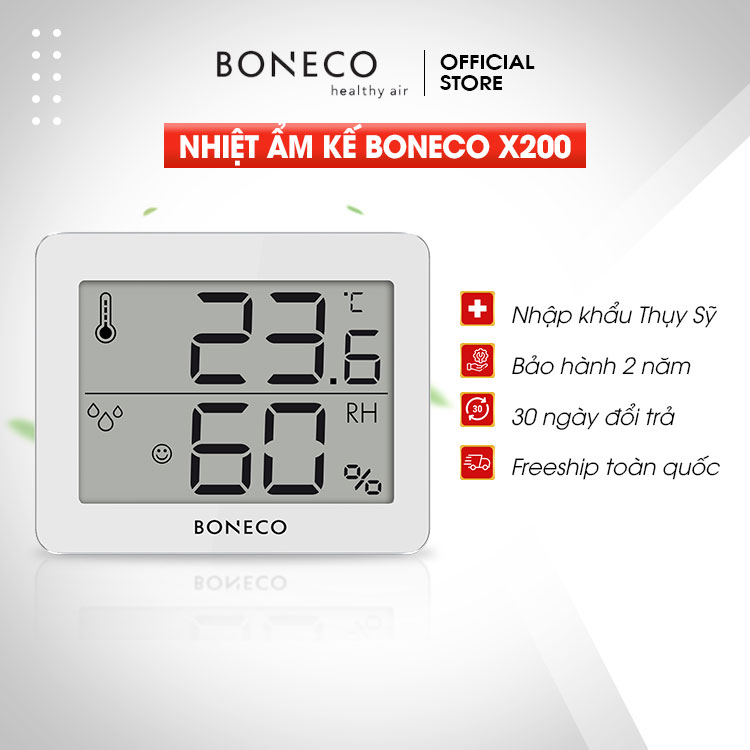 Nhiệt ẩm kế BONECO X200 (Nhập khẩu Thụy Sĩ)