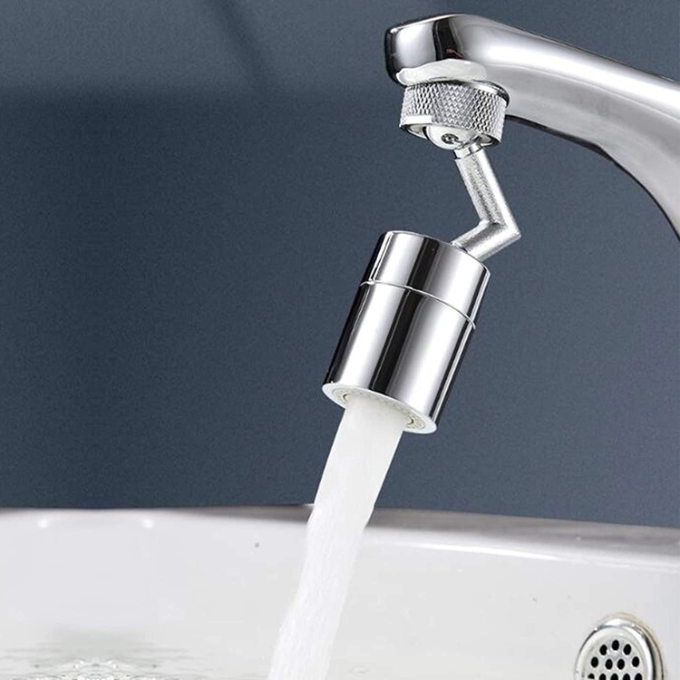 Đầu nối vòi nước thông minh xoay 720 độ - Vòi nước lắp chậu rửa bát chén lavabo với 2 chế độ nước chảy