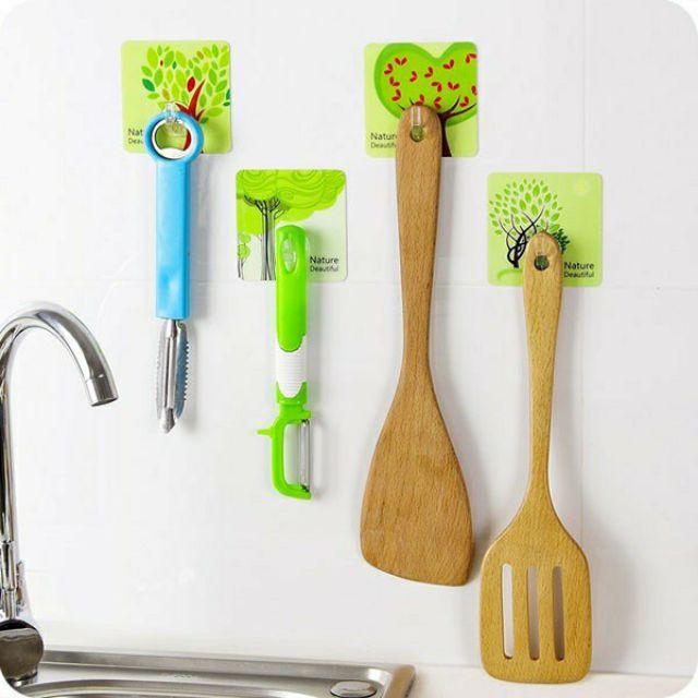 Móc dán tường 3D siêu chắc chắn 7x6cm