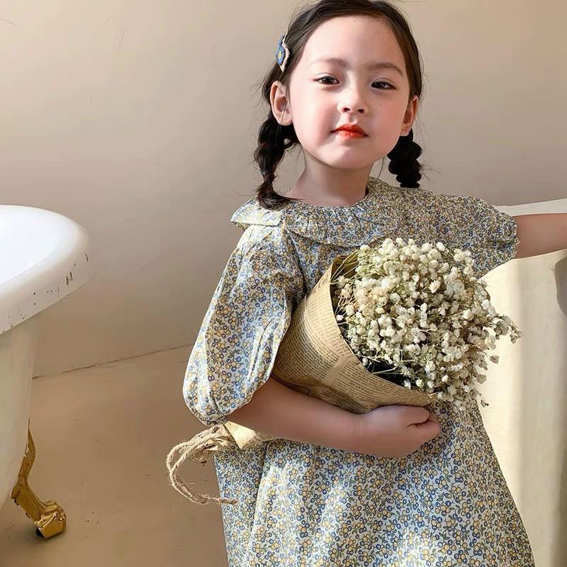 Váy hoa nhí cho béVáy chất thô phong cách HÀN QUỐC HOT HIT cho bé gái