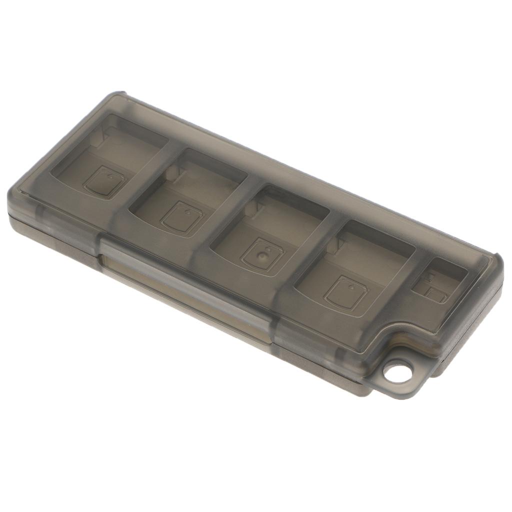 2 Pcs Game Card Holder 10 In 1 Storage Box Case For Switch