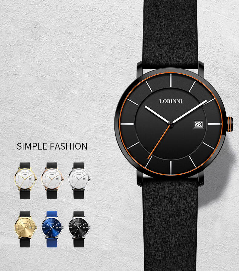 Đồng hồ đôi Lobinni L3033-18 chính hãng Thụy Sỹ Kính sapphire ,chống xước ,Chống nước 30m,mặt đen dây đen ,Máy điện tử ,Bảo hành 24 Tháng,thiết kế đơn giản ,trẻ trung và sang trọng