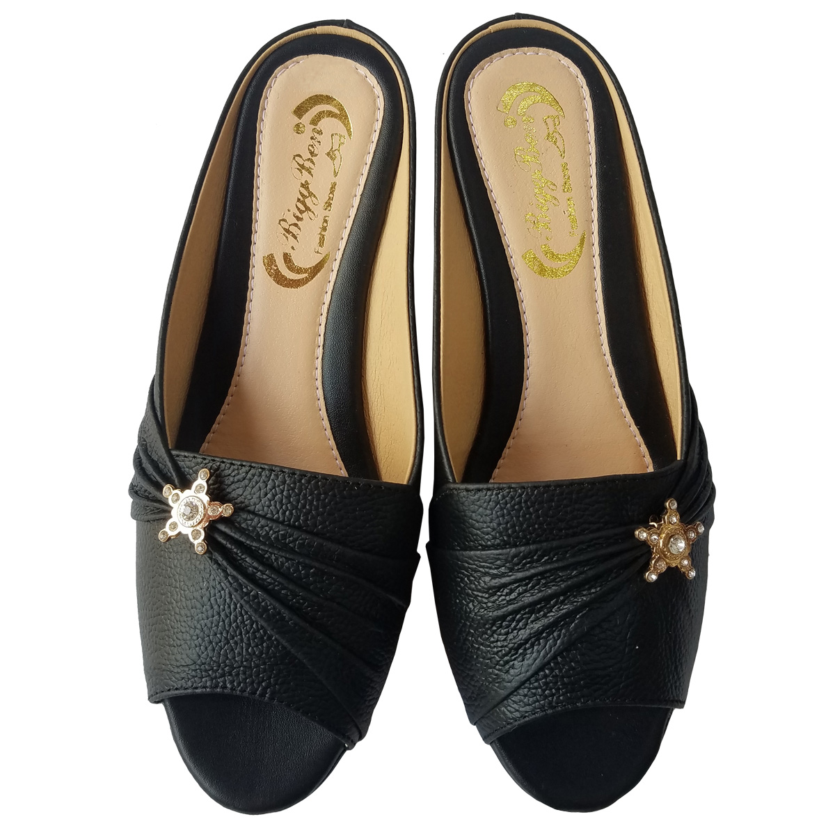 Dép sục nữ da bò thật cao cấp HKT220