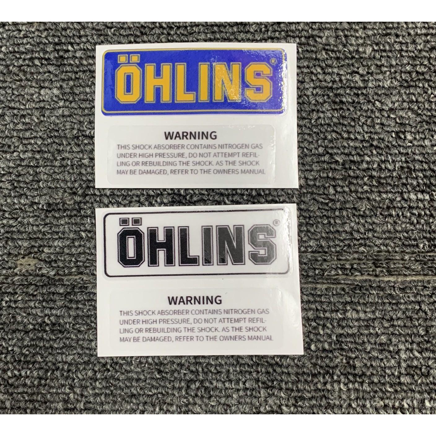 Tem dán Phuộc Ohlins dành cho các loại xe