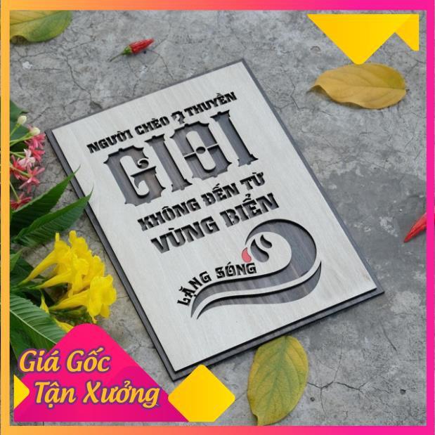 Tranh Slogan treo tường bằng Gỗ nội dung truyền cảm hứng