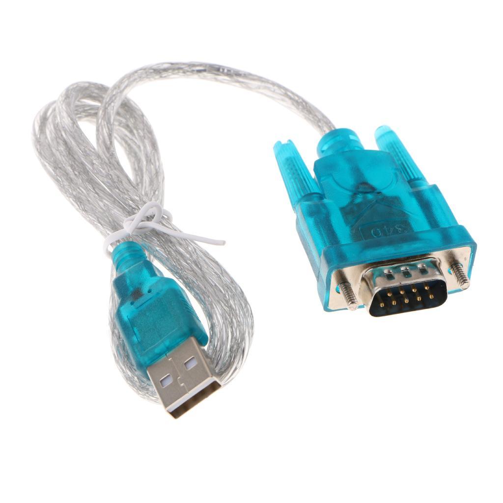 USB to RS232 Serial Port 9 Pin DB9 Cable Serial COM Port Adapter Convertor