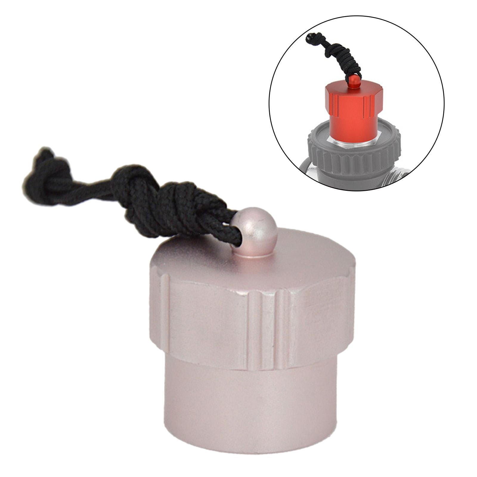Diving Dust Cap Din Tank  Cover Attached with Rope Lightweight Sturdy Protector Cover Dust Plug for Din Tank  Parts