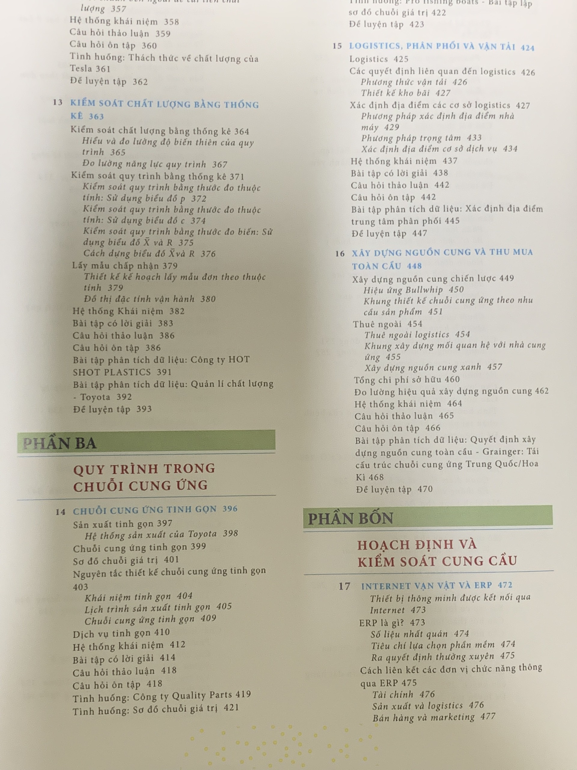 Quản Trị Vận Hành Và Chuỗi Cung Ứng