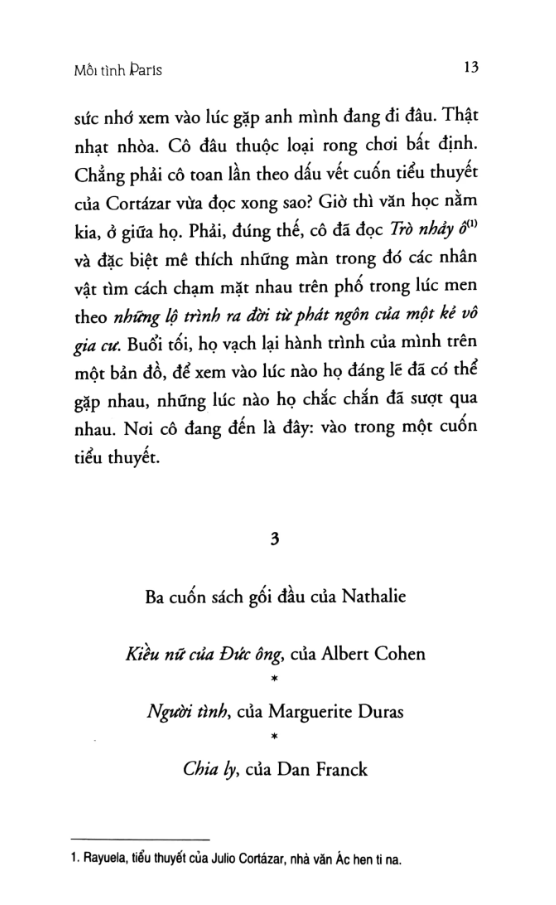 Sách Mối Tình Paris (Tái Bản)