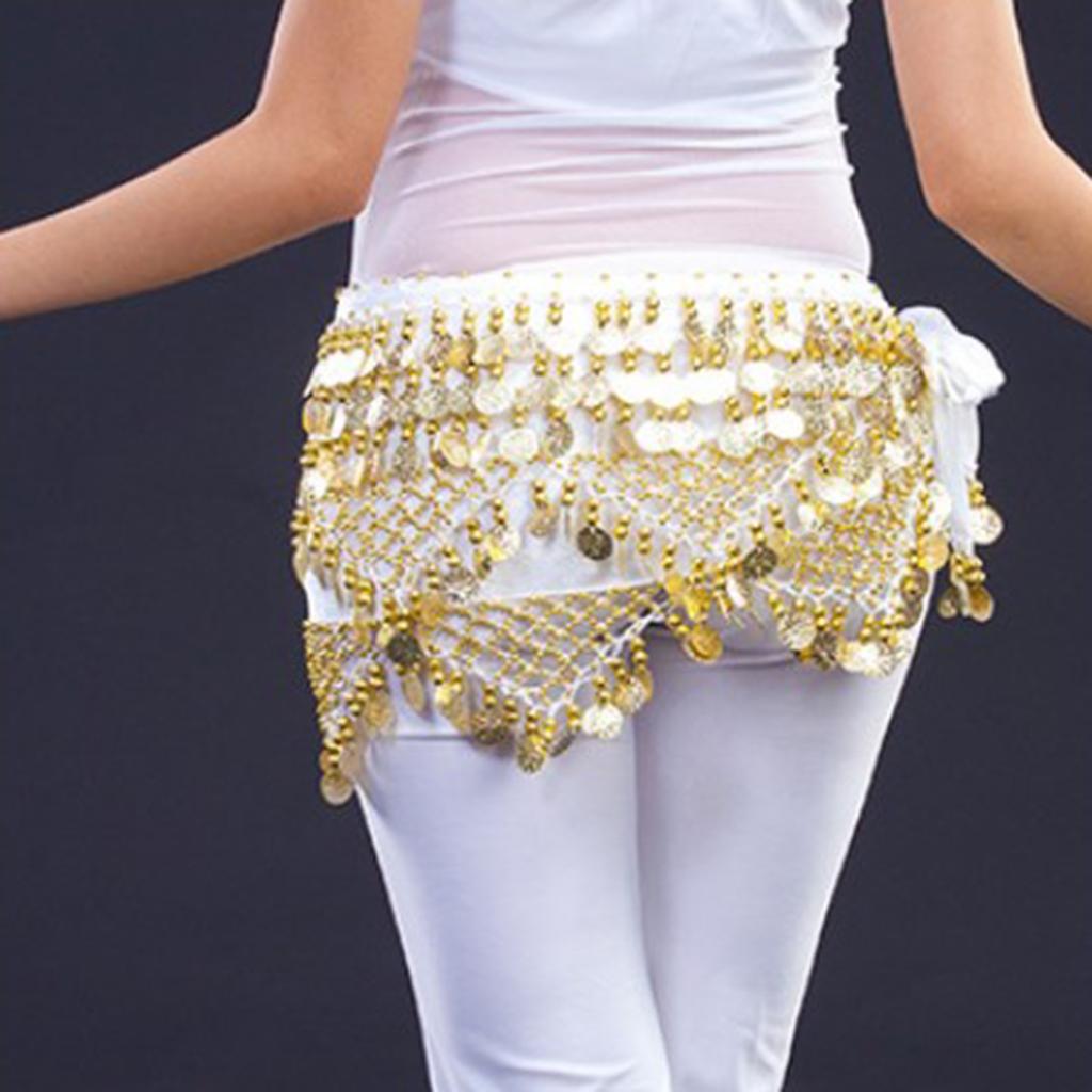 Costume Belly Dance Skirt Coin Cloth Coin Belt With 320 Coins Tassel Belly Dance Carnival Carnival