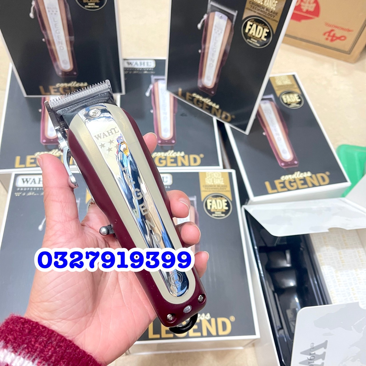 Tông đơ cắt tóc cao cấp WAHL Legend lưỡi kép - 8 cữ