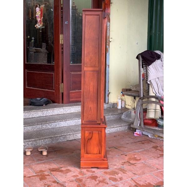 Đồng hồ cây gỗ hương cao 1m60 rộng 55 sâu 26cm