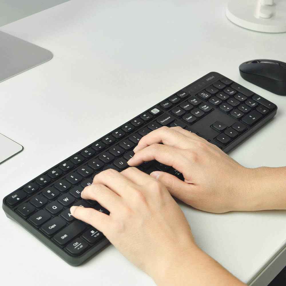 Bộ Bàn Phím Và Chuột Không Dây Xiaomi Miiiw Chống Trượt Dành Cho Máy Tính Xách Tay Keyboard And Mouse Set Wireless Office