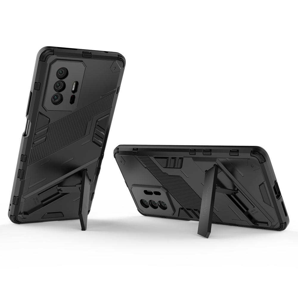 Ốp lưng cho Xiaomi 11T Pro, Ốp chống sốc Iron Man PUNK cao cấp kèm giá đỡ cho Xiaomi 11T
