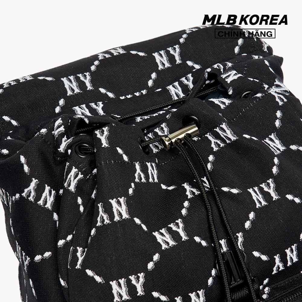 MLB - Balo chữ nhật Monogram Diamond Jacquard 3ABKM022N-50BKS