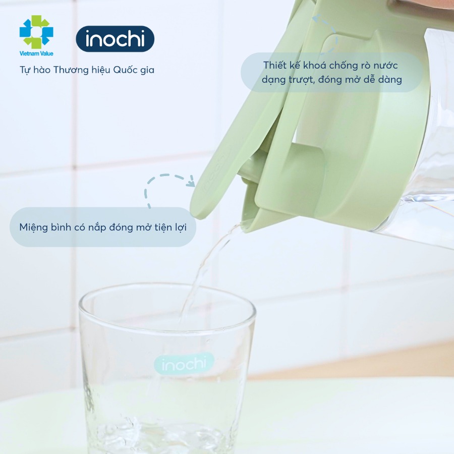 Bình nước cao cấp Inochi Biwa Plus 1.6L-2.1L