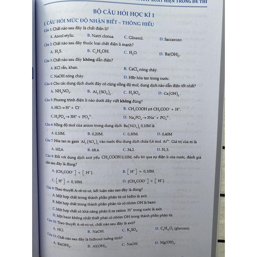 Hóa lớp 11 - Sách Học giỏi không khó môn Hóa lớp 11, bứt phá 9,10 điểm - Nhà sách Ôn luyện