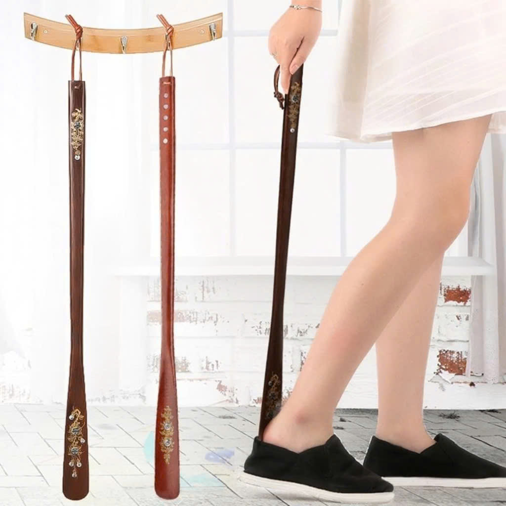 Đón gót giày cho mọi tư thế gỗ tự nhiên nguyên khối - Dài 55cm (DGH907) Cho giày Nam &amp; Nữ