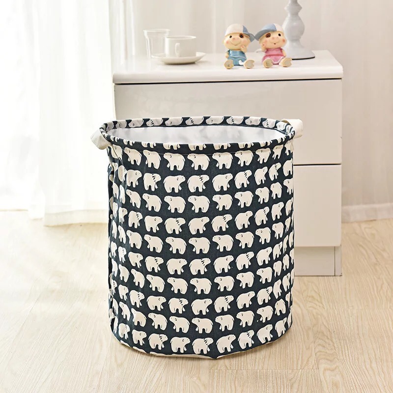 Giỏ Đựng Đồ, Sọt Vải Đựng Quần Áo Phong cách Nhật Bản