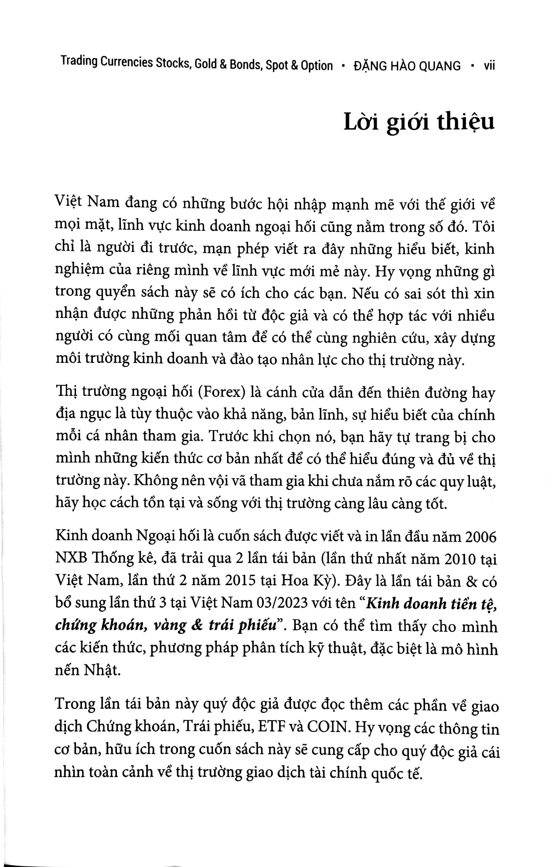 Kinh Doanh Tiền Tệ, Chứng Khoán, Vàng Và Trái Phiếu