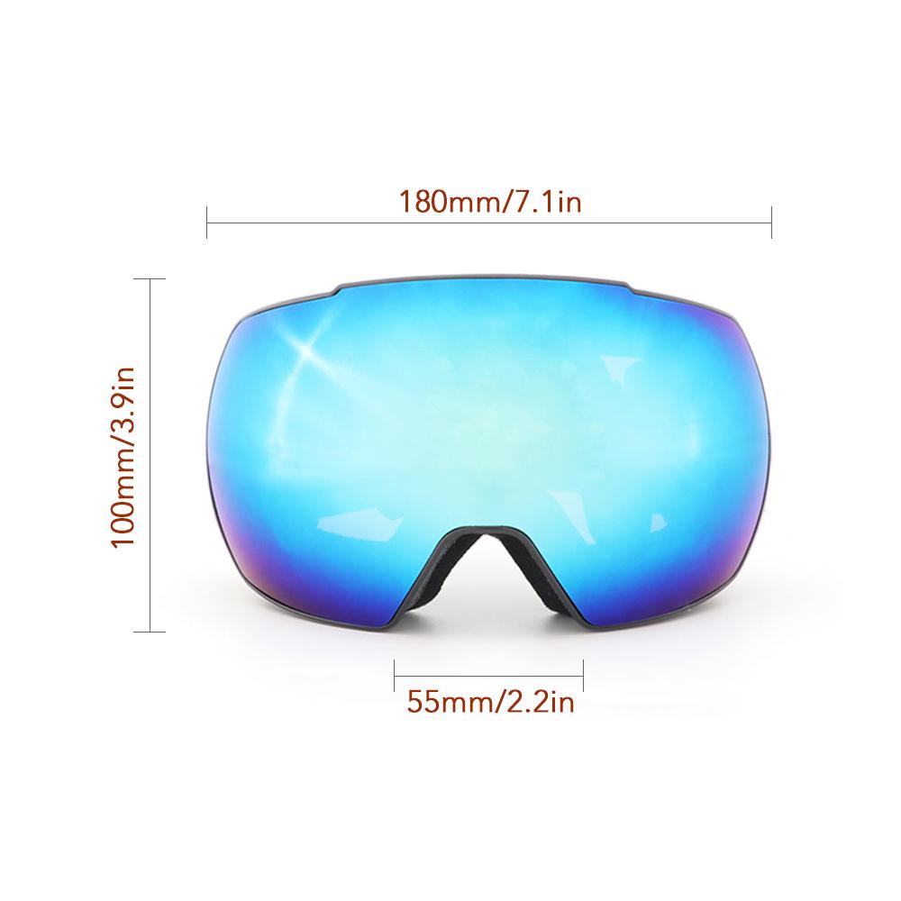 Kính Trượt Tuyết Chống Sương Mù Uv400 Bảo Vệ Snow Goggles Kính Banglong Xh128