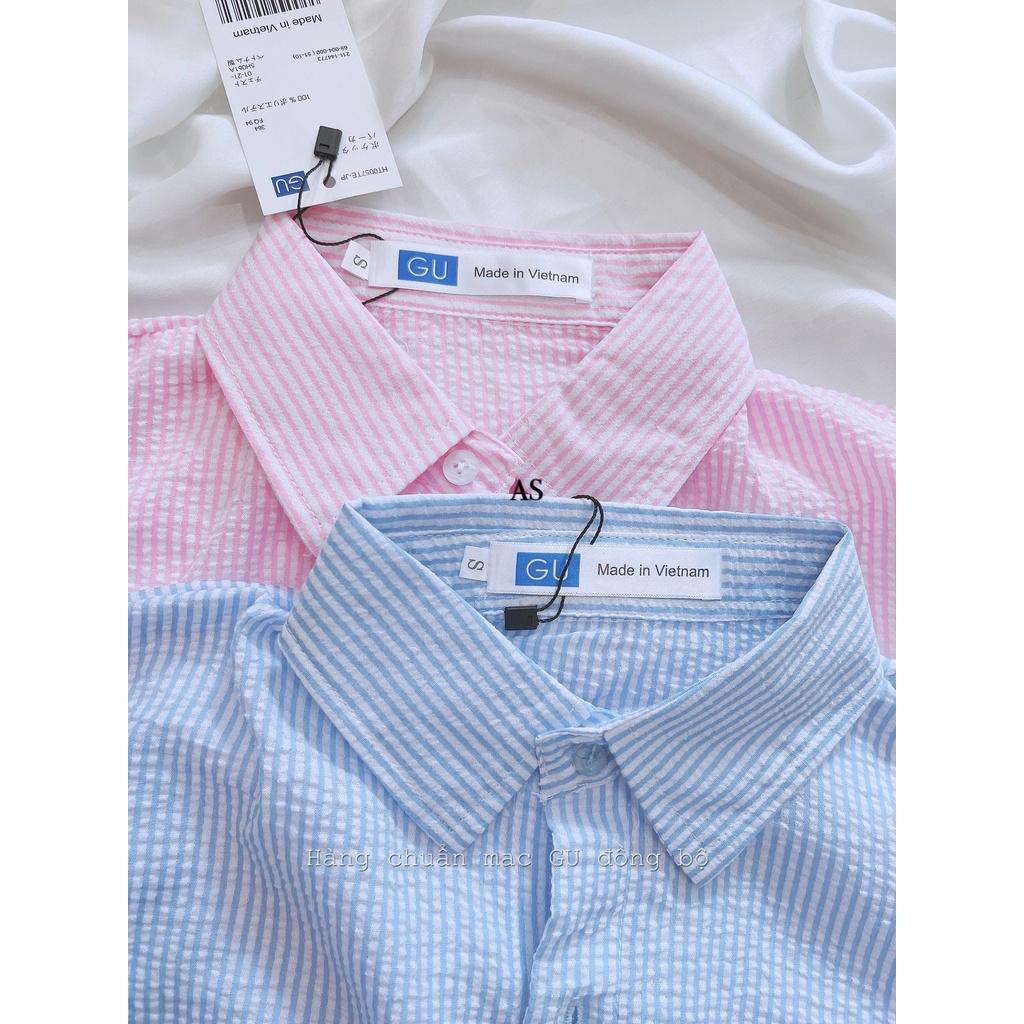 SƠ MI GU KẺ IN LOGO SANG CHẢNH