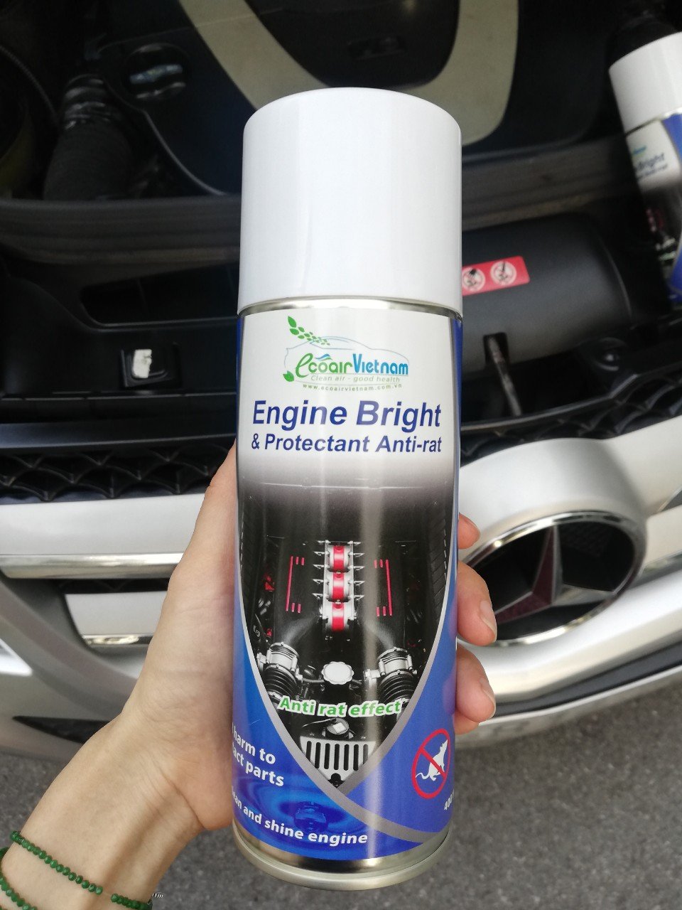 Bình xịt khoang động cơ Engine Bright - Chống chuột và làm sạch động cơ xe hơi