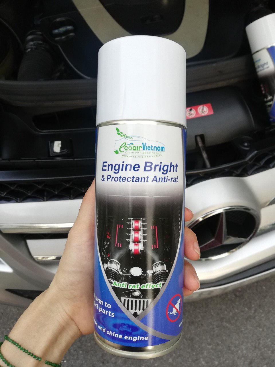 Bình xịt khoang động cơ Engine Bright - Chống chuột và làm sạch động cơ xe hơi