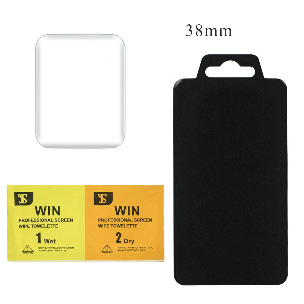 Full Coverage Tempered Glass Watch Screen Protective Film for iWatch