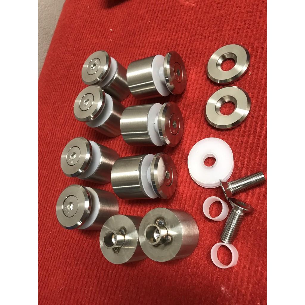 Ốc bắt kính phi 38,pát bắt cầu thang inox 304