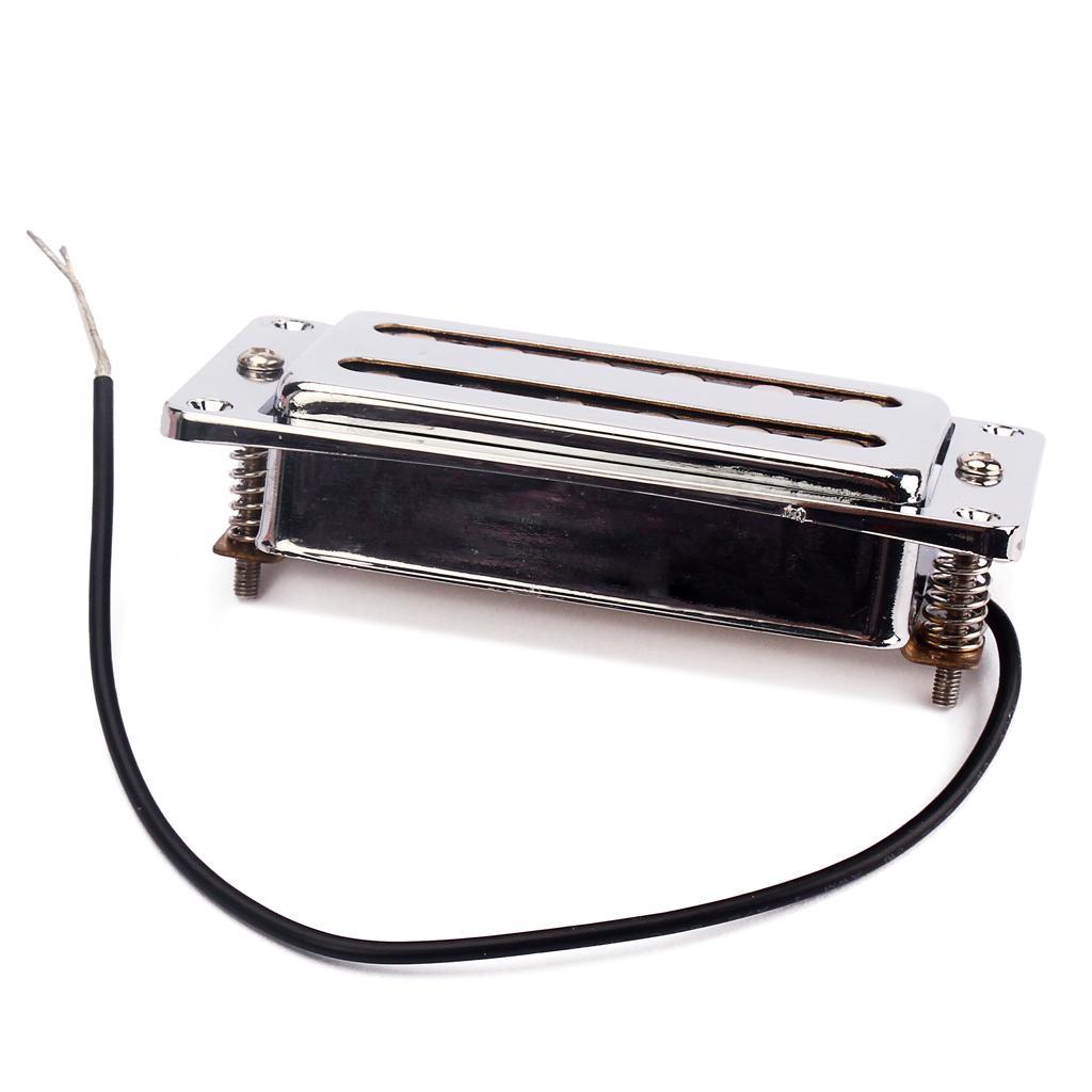 Chrome Double Dual Coil Neck & Bridge Pickup for LP Electric Guitar Parts
