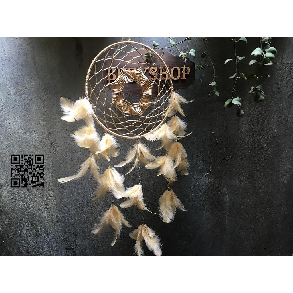 DREAMCATCHER- vòng đuổi bắt giấc mơ loại lớn - VÀNG NHẠT