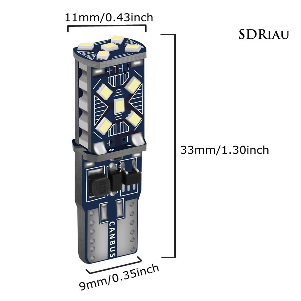 Set 4 Đèn Led T10 W5W Cho Xe Ô Tô