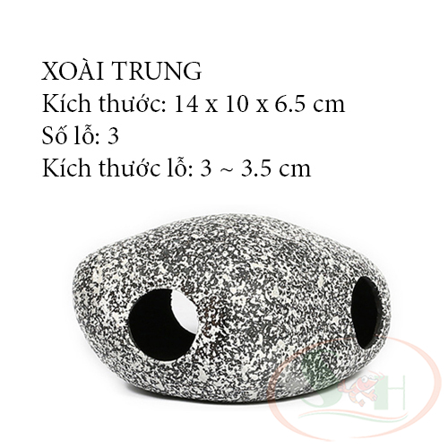Hang gốm đồ chơi trang trí bể cá chuột pleco tôm tép cảnh