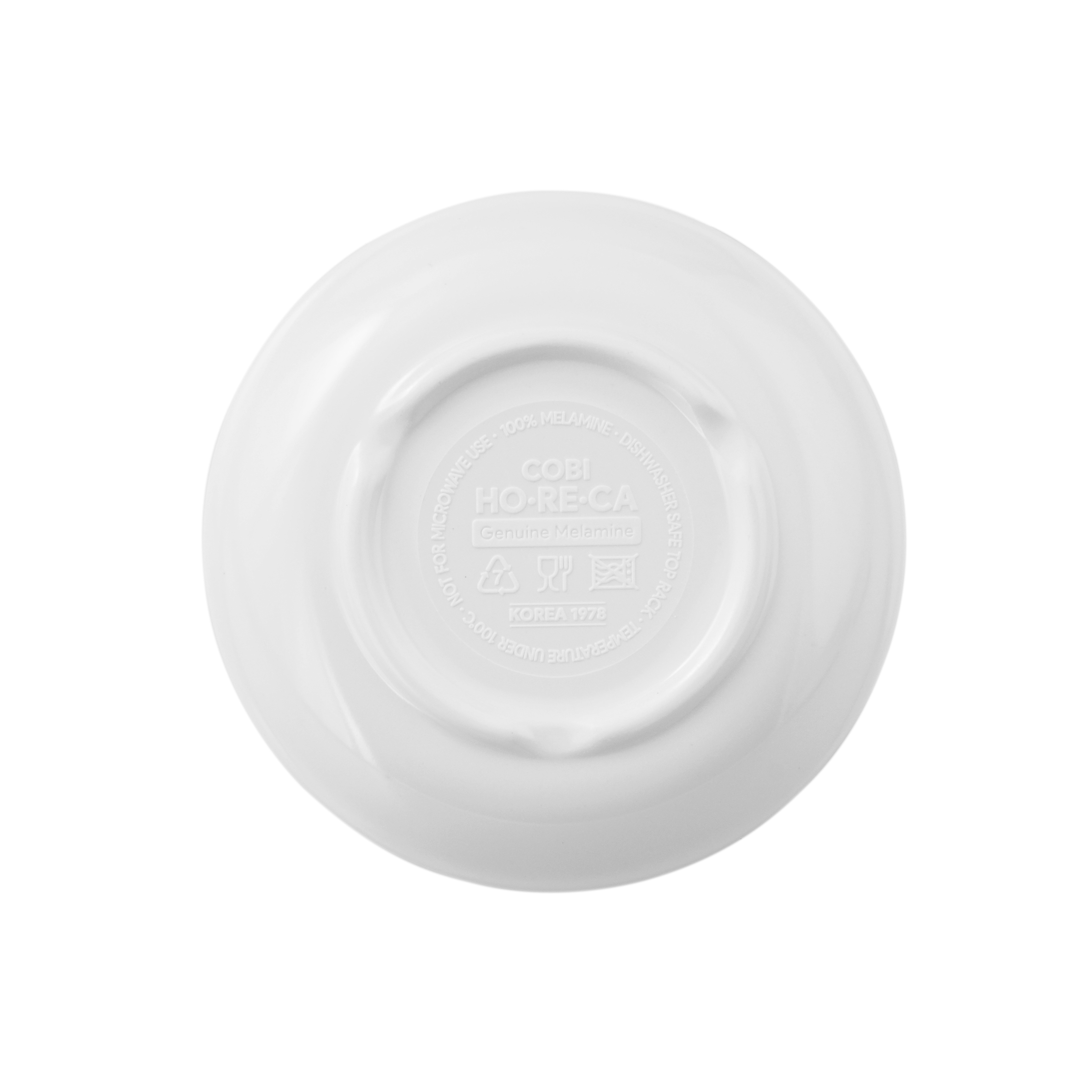 Dĩa nhựa melamine cao cấp màu trắng nhiều kích thước lựa chọn, đĩa nhựa sâu lòng