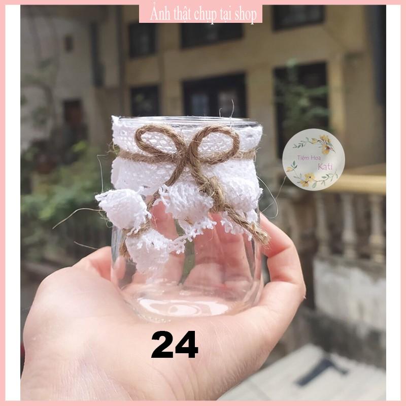 BÌNH THỦY TINH MINI - bình cắm hoa trang trí - decor- bình hoa - lọ hoa -