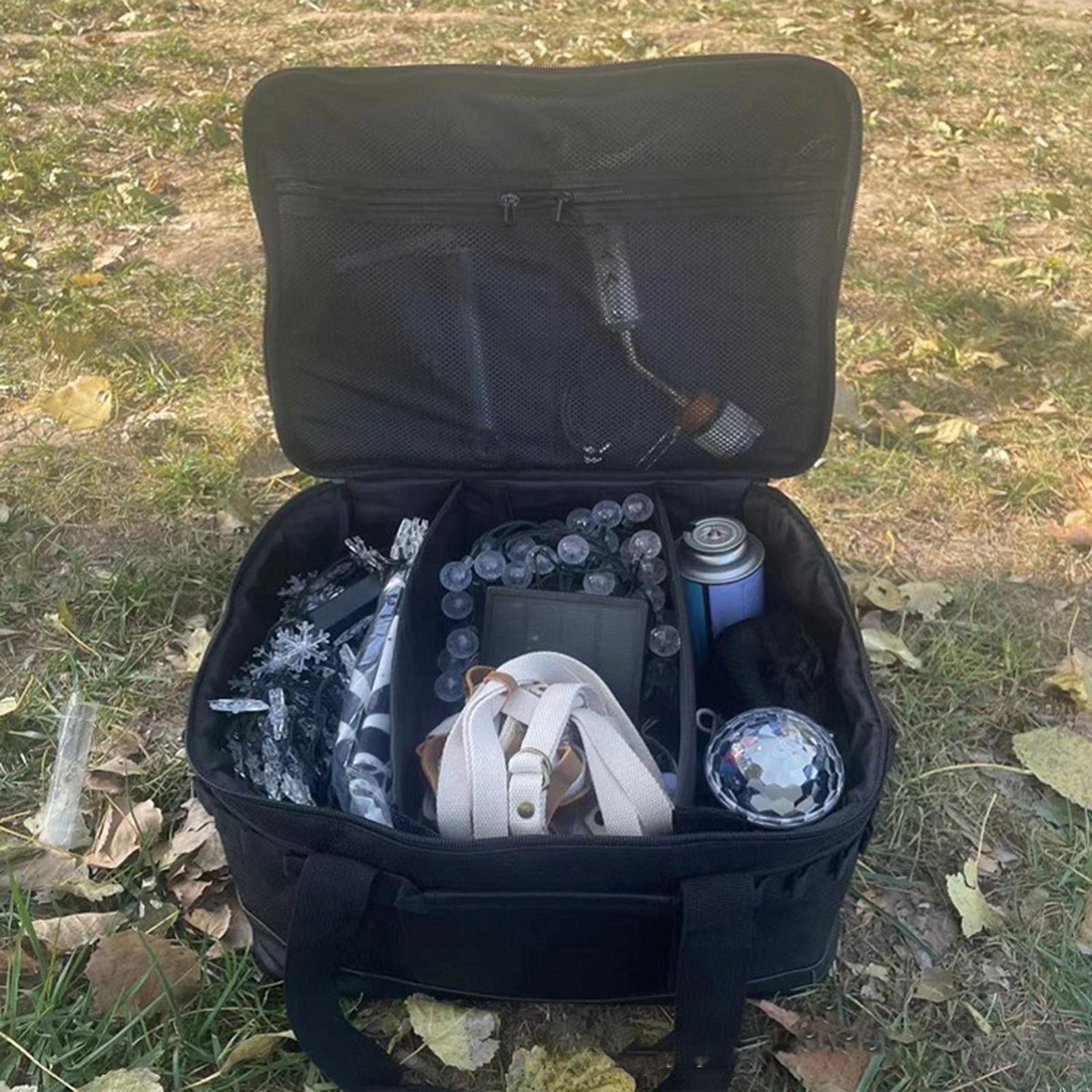 Camping Tool Storage Bag Foldable Picnic Basket for Camping Home