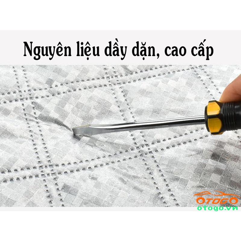 Bạt che nửa xe ô tô 3 lớp cho xe 4 chỗ - 5 chỗ và 7 chỗ, áo chùm xe hơi