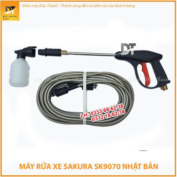 Máy rửa xe SAKURA japan. Công suất 3000W.