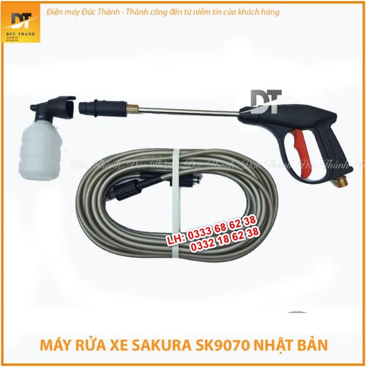 Máy rửa xe SAKURA japan. Công suất 3000W