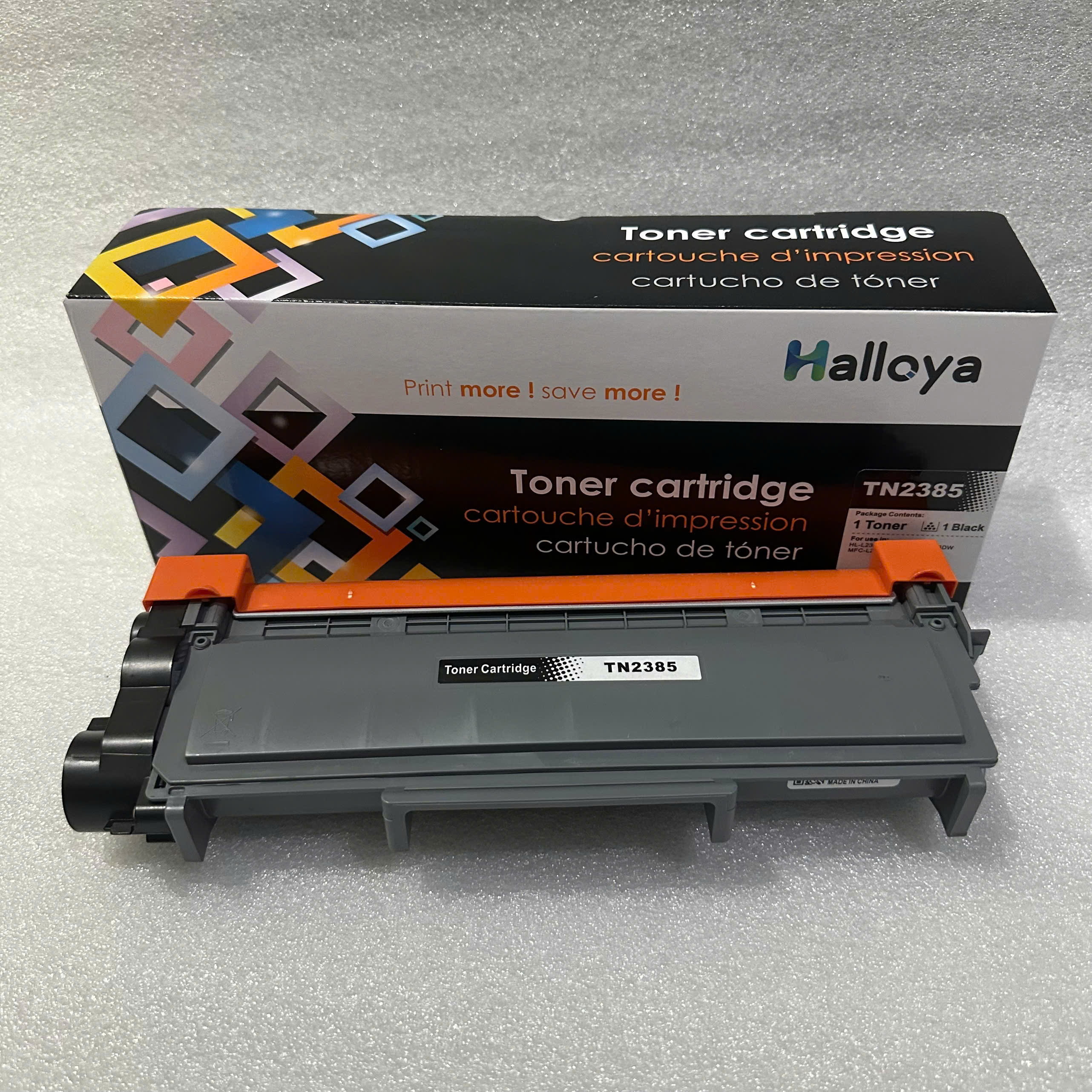 Hộp mực TN 2385 Halloya dùng cho máy in Brother HL-L2321D, HL-2361DN, HL-2366DW, MFC-L2701D, MFC-L2701DW, DPC L2520D Hàng nhập khẩu