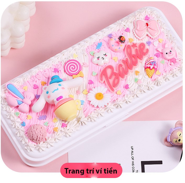 Sticker 3D Charm Kèm Keo Dán Trang Trí Dễ ThươngTrang Trí Sổ Tay, Charm 3D Nổi Kute Trang Trí Ốp Điện Thoại / Laptop