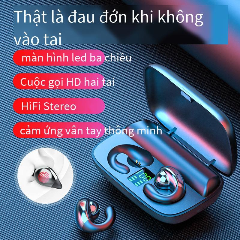 Tai nghe bluetooth không dây S19 mới được ưa chuộng nhất khái niệm dẫn truyền xương bán trong tai hai tai cảm ứng màn hình kỹ thuật số mẫu riêng phổ quát