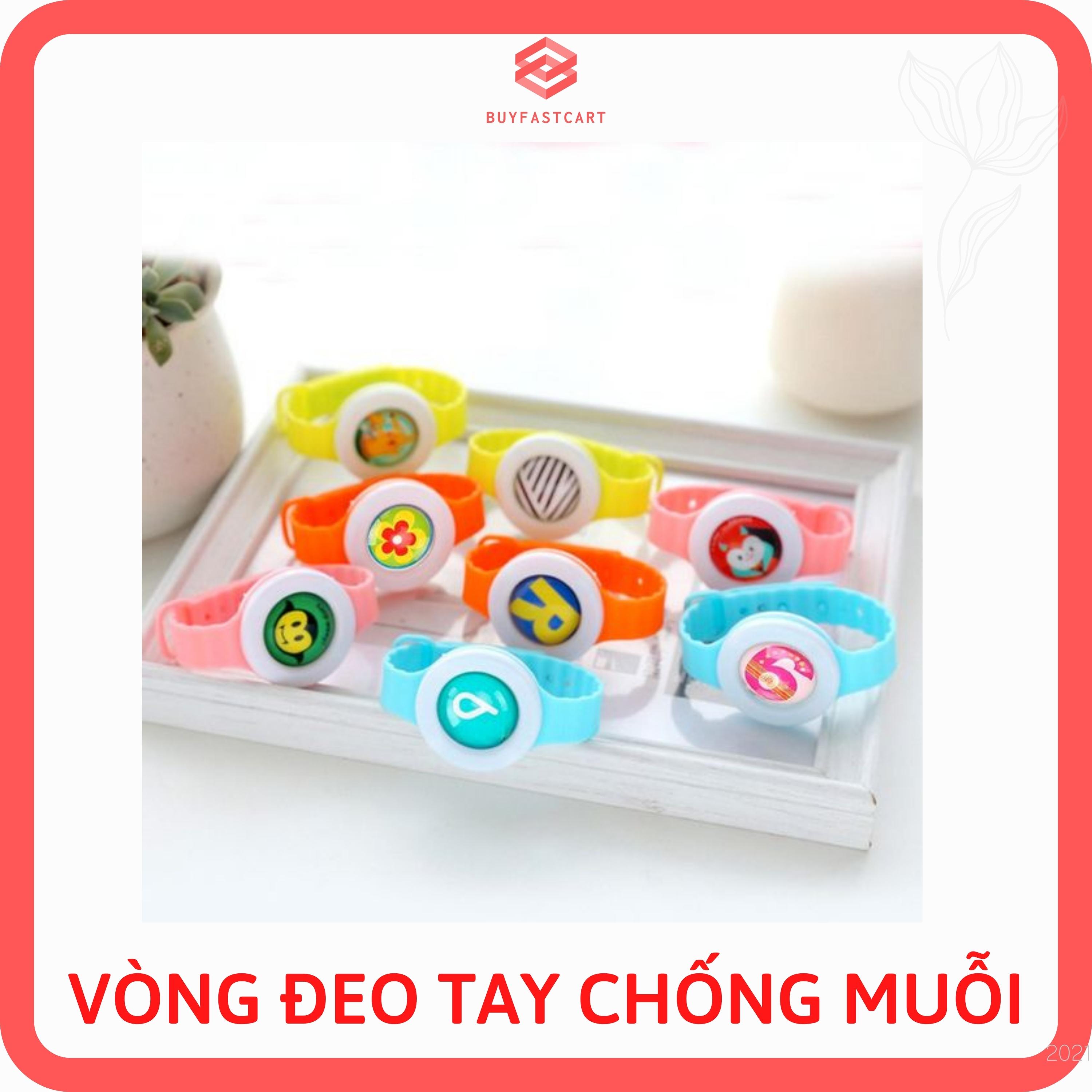 Vòng đeo tay chống muỗi hình tròn cho bé