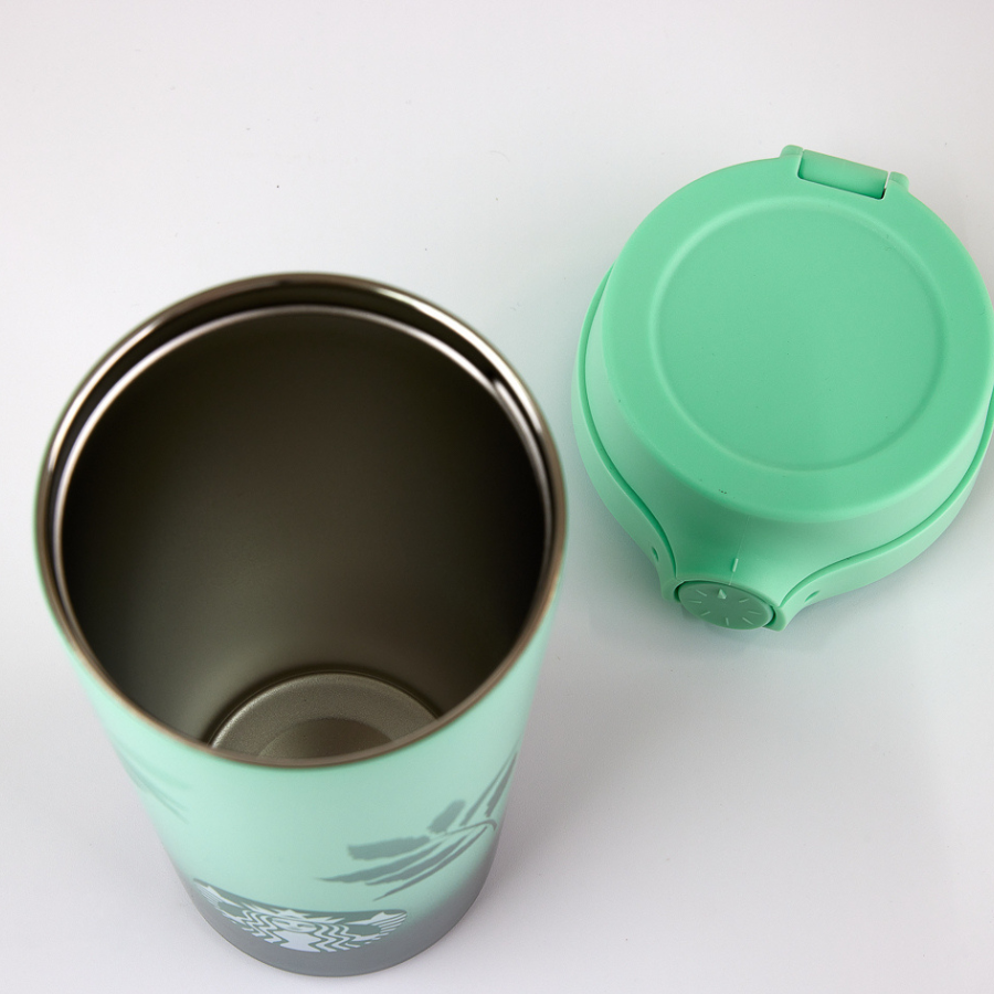 Bình Starbucks 16Oz Stainless Steel NEW GRNS GRADT SIREN