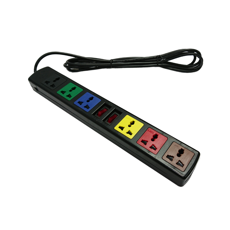 Ổ cắm kéo dài đa năng LiOA 6 ổ cắm 2 công tắc