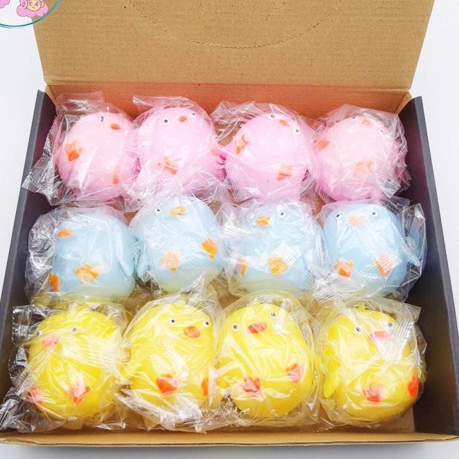 Squishy Mochi 3 thú bí ẩn mềm mịn dễ thương chân thực giảm stress co dãn đàn hồi ngộ nghĩnh chậm tăng