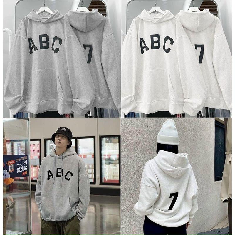 ÁO HOODIE unisex nam nữ - ÁO KHOÁC NỈ NGOẠI phối chữ ABC 7 (Ảnh Thật) HOOIDE MỚI