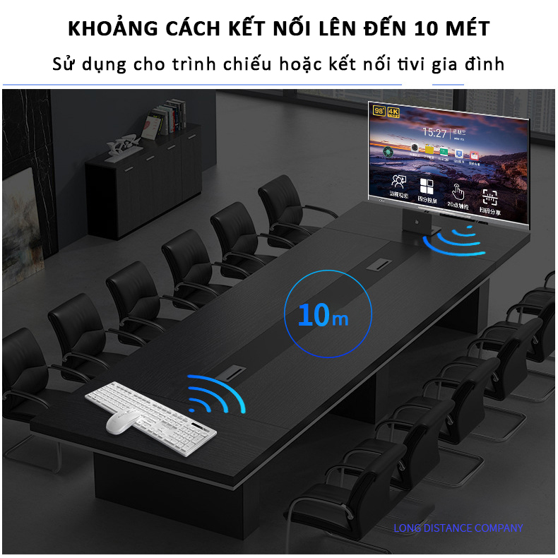 Bộ bàn phím chuột không dây mini wireless Sidotech V3Max chống nước, chống ồn, pin trâu, tốc độ gõ cao và ổn định combo chuột và bàn phím văn phòng không dây cho máy tính laptop, bàn phím văn phòng và chuột văn phòng giá rẻ - Hàng Chính Hãng